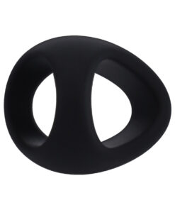 Alternative view of Tantus Stirrup C-Ring CockBallSling Blk