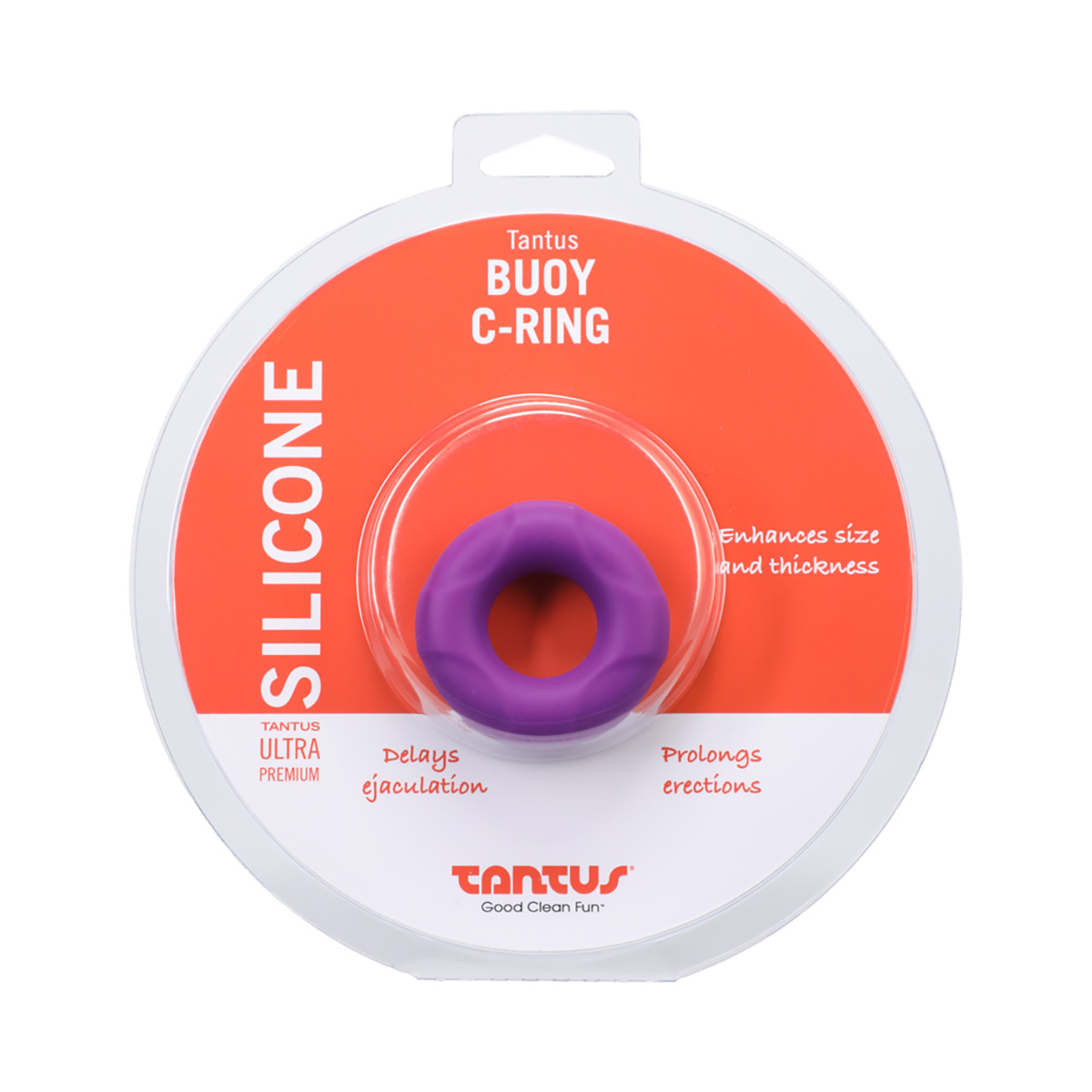 Tantus Buoy C-Ring Medium Purple - Image 3