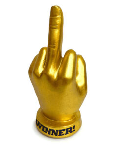 Golden F-U Finger Trophy