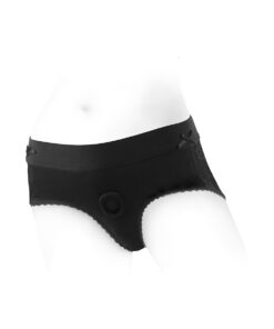SpareParts Bella CleavBootyShort Blk 4XL