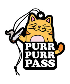 Wood Rocket Air Freshener Purr Purr Pass