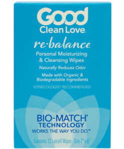 Good Clean Love Rebalance Cleansing Wipes 12 ct.