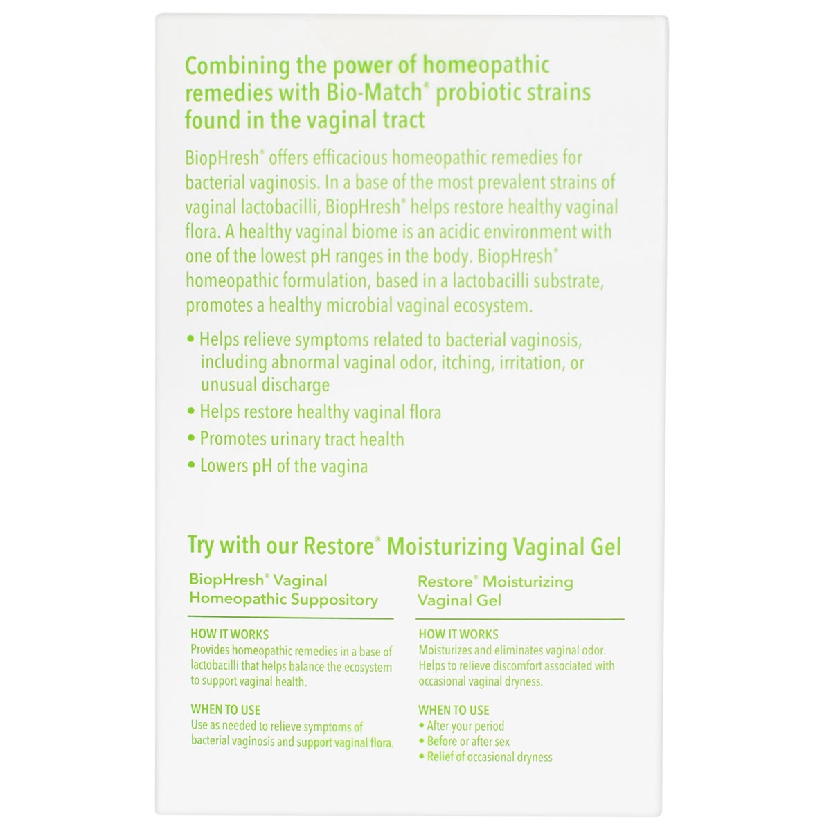 Good Clean Love BiopHresh Vaginal Probiotic -10ct - Image 2