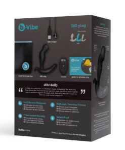 Alternative view of B-Vibe 360 Plug- Black