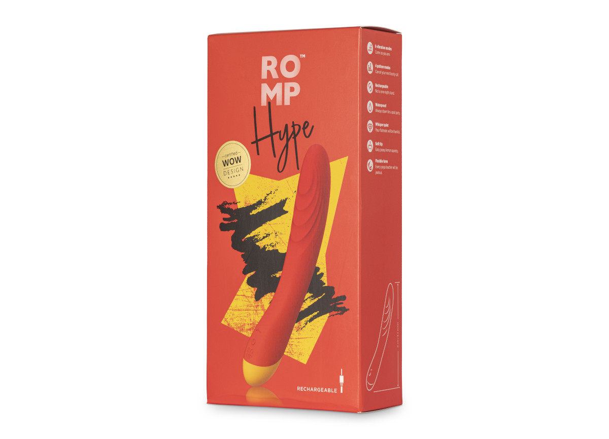 ROMP Hype G-Spot Vibrator - Red - Image 2