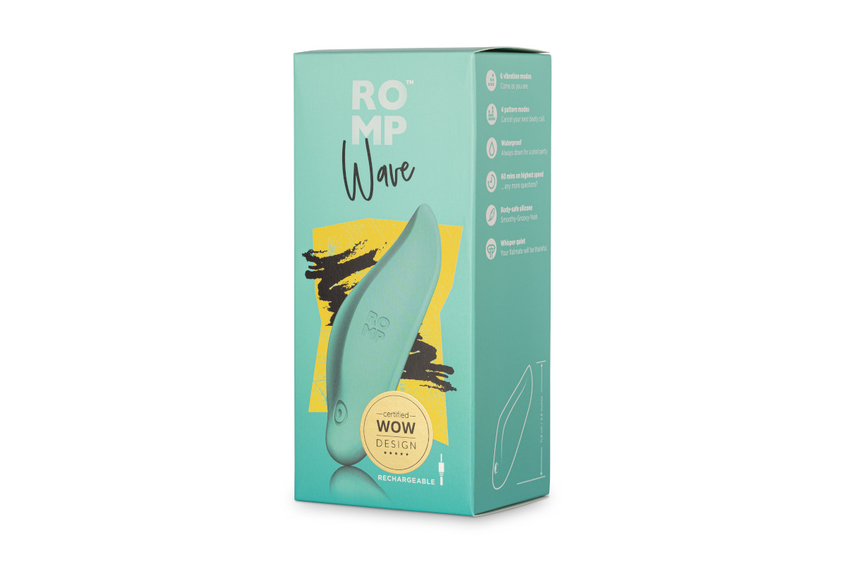 ROMP Wave Lay-On Vibrator - Mint - Image 3