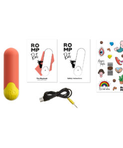 Alternative view of ROMP Riot Bullet Vibrator - Orange