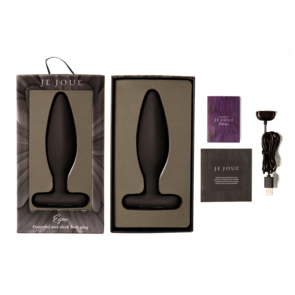 Je Joue Egon Vibrating Plug - Black - Image 5