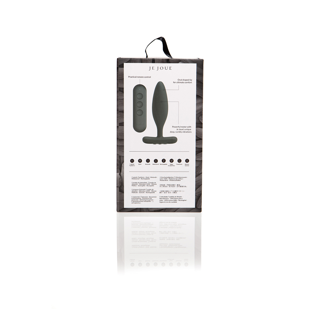 Je Joue Vesta Vibrating Plug - Black - Image 2