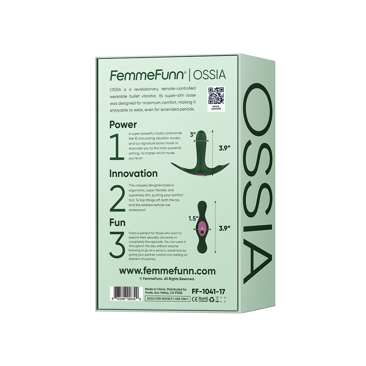 Femme Funn Ossia - Dark Green - Image 2