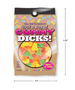 Alternative view of Suck A Bag Of Gummy Dicks 4oz Bag