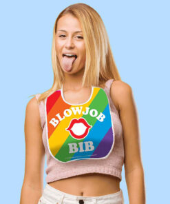 Alternative view of Blow Job Bib Rainbow