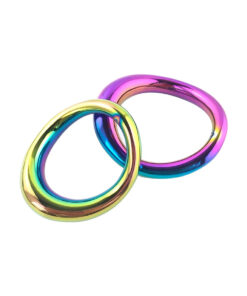 Alternative view of Ple'sur SS Rainbow Bumper C-ring 2in