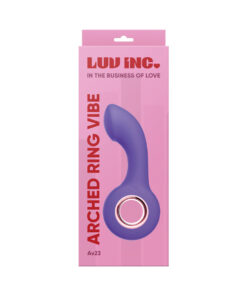 Alternative view of Luv Inc Av23: Arched Ring Vibe Purple