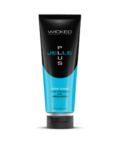 Wicked Jelle Plus Anal Lubricant with Relaxants 8 oz.