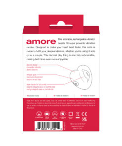 Alternative view of VeDO Amore Rechargeable Pleasure Vibe Red