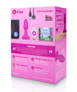 Alternative view of b-Vibe Rimming Petite Fuchsia