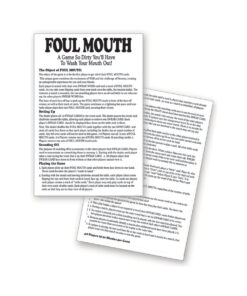 Alternative view of Foul Mouth Card Game