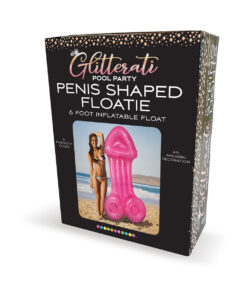 Glitterati Pool Party Penis-Shaped Floatie 6 ft.