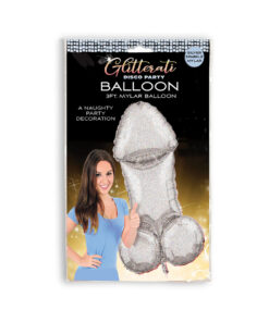 Alternative view of Glitterati Disco Party 3 ft. Mylar Penis Balloon