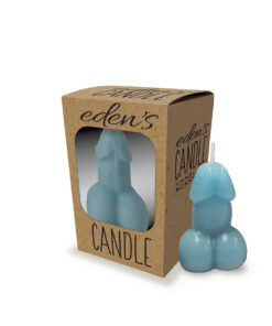 Alternative view of Eden's Penis Candle Blue