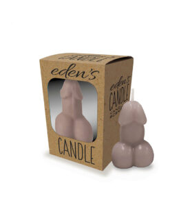 Alternative view of Eden's Penis Candle Taupe