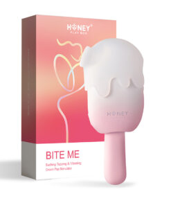 Honey Play Box Bite Me Sucking Tapping & Vibrating Cream Pop Stimulator