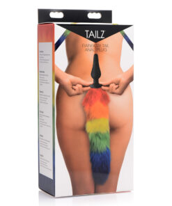 Tailz Rainbow Tail Silicone Butt Plug