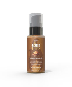 Sensuva Sizzle Lips Warming Gel Salted Caramel 2 oz.