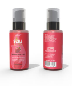 Alternative view of Sensuva Sizzle Lips Warming Gel Strawberry 2 oz.