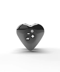 Mystim Heart's Desire eStim Lay On Vibrator Black