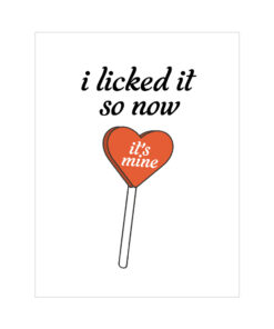 It's Mine Naughty Kard