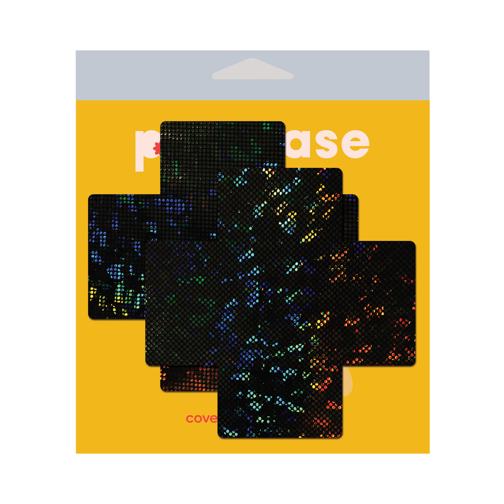 Pastease Plus X Black Disco Ball Breast Cover - Image 2