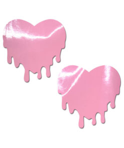 Pastease Faux Latex Baby Pink Melty Heart