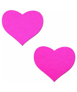 Pastease Neon Pink Day-Glow Lycra Heart