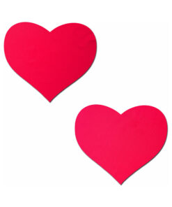 Pastease Neon Red Day-Glow Lycra Heart