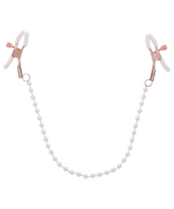 Sportsheets Sex & Mischief Peaches n CreaMe Pearl Nipple Clamps