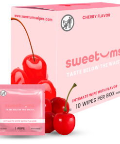 Sweetums Intimate Wipes Cherry Flavor