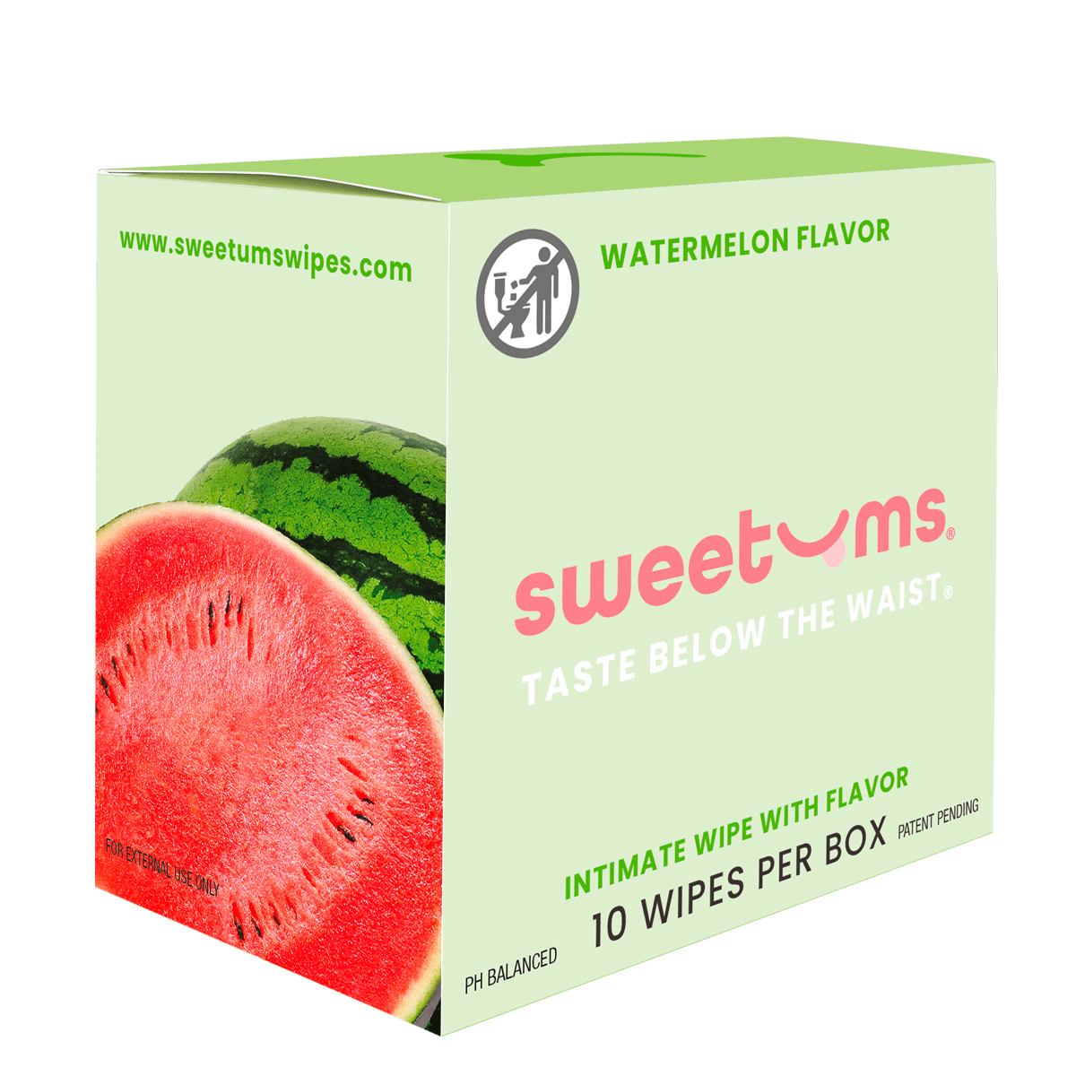 Sweetums Intimate Wipes Watermelon Flavor - Image 3