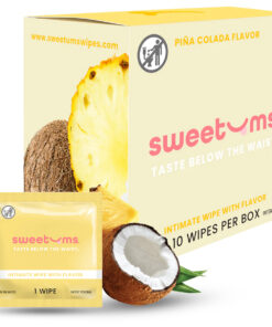Sweetums Intimate Wipes Pina Colada Flavor