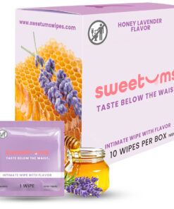 Sweetums Intimate Wipes Honey Lavender Flavor