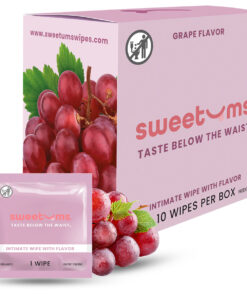 Sweetums Intimate Wipes Grape Flavor