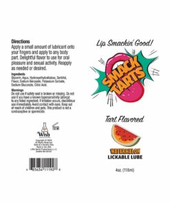 Alternative view of Smack Tarts Lick Sour Watermelon Lub 4oz