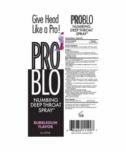 Alternative view of Pro Blo Deep Throat Spray Bubblegum 1oz