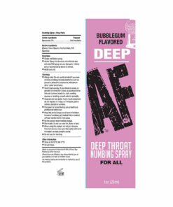 Alternative view of Deep AF Deep Throat Spray Bubblegum 1oz