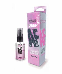 Deep AF Deep Throat Spray Bubblegum 1oz