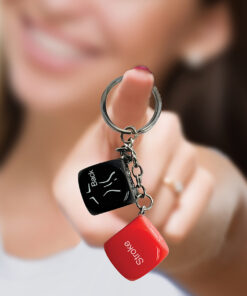 Alternative view of Super Fun Key Chain Sex Dice
