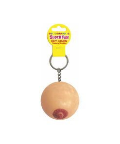 Super Fun Key Chain One Squishy Boob