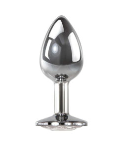 A&E Clear Gem Anal Plug Medium