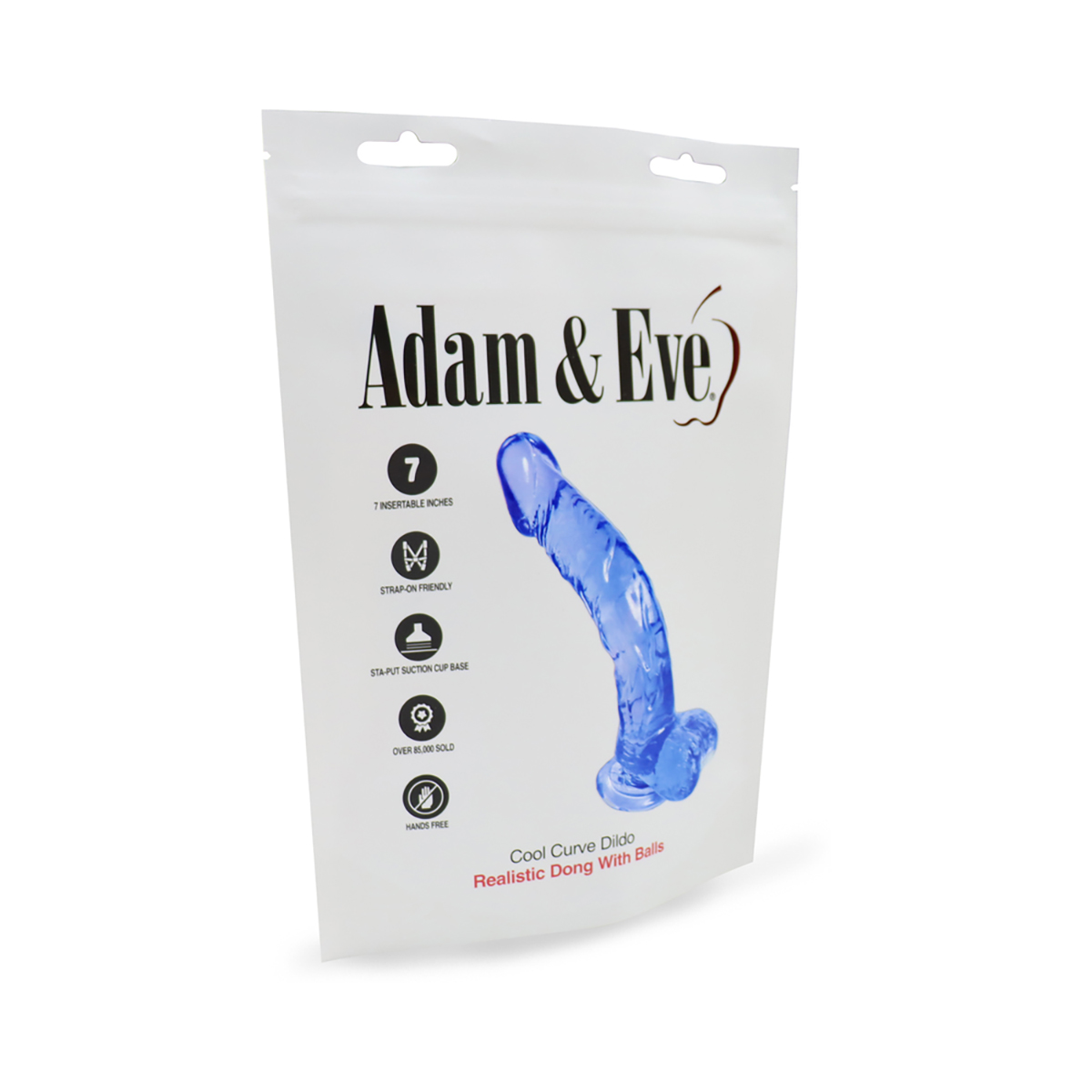 A&E Cool Curve Jelly Dildo - Image 3